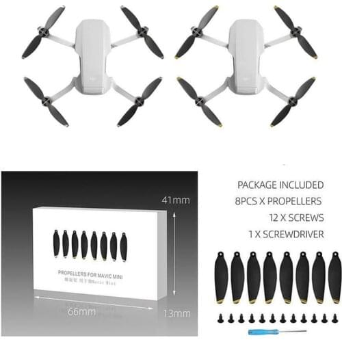 Quick Release Propellers For DJI Mavic Mini CW CCW 4726F Foldable Low Noise Drone Quieter Flight and Powerful Props