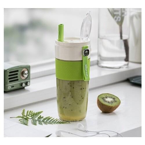 Household fully automatic charging portable stirrer small electric juicer J03