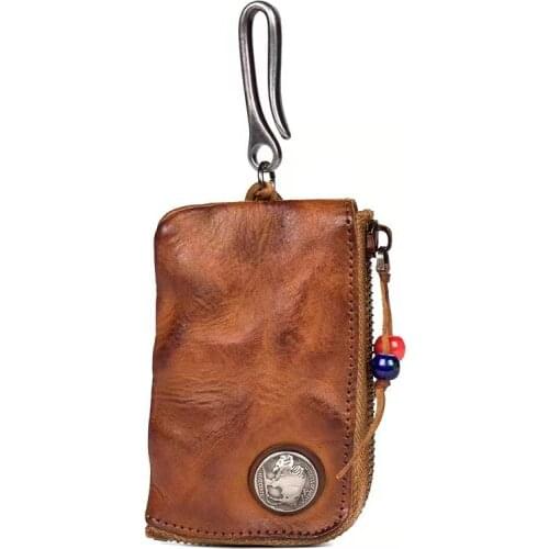 Genuine Leather Smoking Case Portable Cigarette Rolling Pipe Tobacco Bag Case Wallet Tip Paper Holder Smoking Accessories