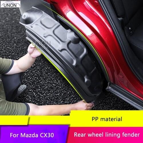For Mazda CX-30 2020 Fender Mud Leather Decorative Sediment Prevention Accessories