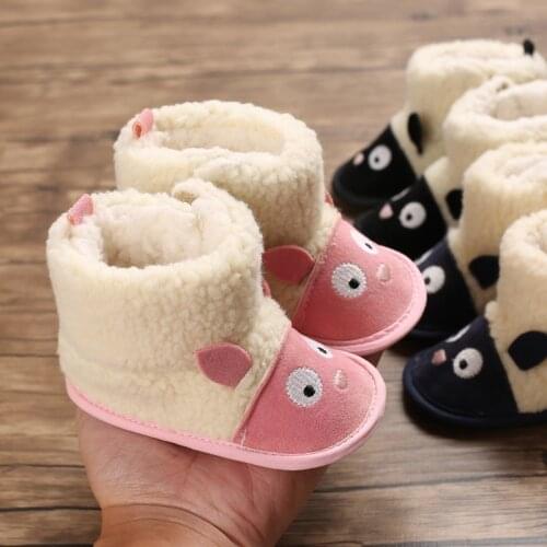 Baby Winter Boots Infant Toddler Newborn Cute Cartoon Shoes Girls Boys First Walkers Super Keep Warm Snowfield Booties Boot