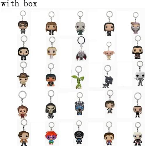 Funko Pop Harri Potter Game Of Throne HERMION Pocket Keychains Model Doll Collectible Toys