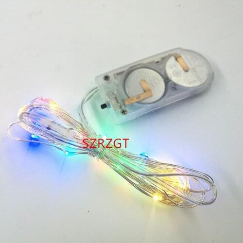 2M 20 LED Battery Operated LED Copper Wire String Lights for Xmas Garland Party Wedding Decoration Christmas Fairy Lights