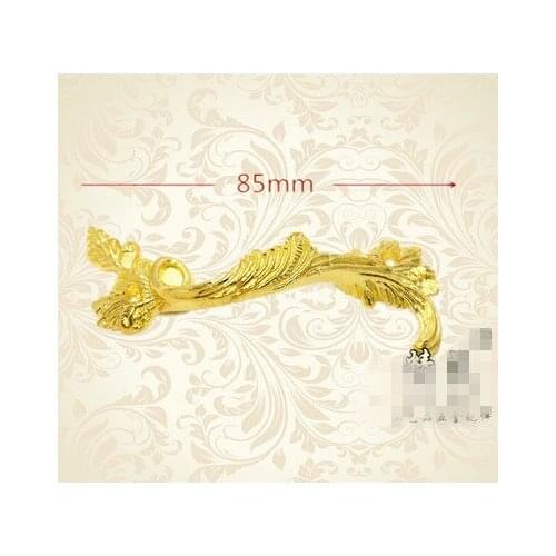 Hardware accessories 85MM small dragon alloy handles golden doorknob cabinet handle Zinc alloy