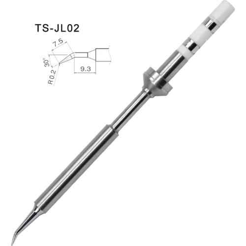 TS100 Mini Soldering Iron Digital Soldering Iron Tip Replacement Bit Head B2 BC2 C4 D24 K I Ku ILS C1 Lead Free
