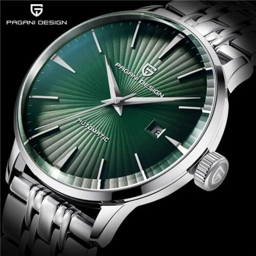 PAGANI Design Mens Mechanical Watches Seagull 2813 Men Stainless Steel Waterproof Automatic Watch Top Brand Business Clock 2021