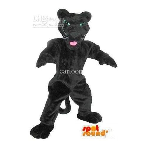 Customized new black panther cartoon Mascot Costume Fancy Dress Animal mascot costume free shipping