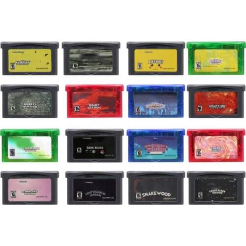 Superior 32 Bit Video Game Cartridge Memory Card for Nintendo GBA Glazed Snakewood Flora English Language The First Editio