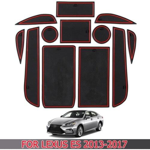 For Lexus ES 2013-2017 Door Groove Mat Water Coaster Mat Car Interior Anti-slip Mat