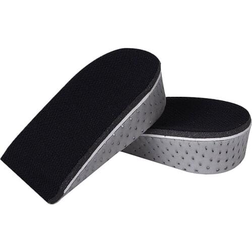 1 Pair Shoe Insoles Breathable Half Insole Heighten Heel Insert Sports Shoes Pad Cushion Unisex 1.5-4.5cm Height Increase Insole