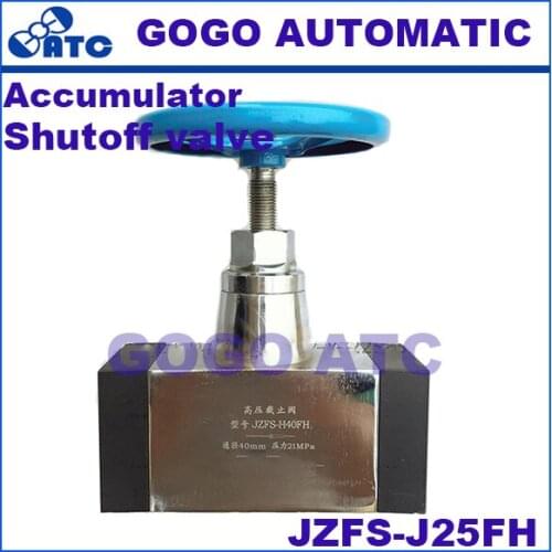 High quality shutoff valve JZFS-J25FH straight welded vertical plate flange hydraulic pressure high pressure JZFS stop valve
