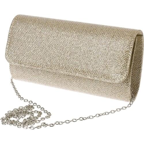 X5XA Womens Evening Shoulder Bag Bridal Clutch Party Prom Wedding Envelope Handbag
