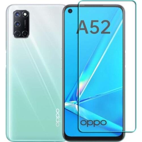 1/2Pcs For OPPO A52 Glass Screen Protective Tempered Glass On OPPO A52 PDAM10 6.5" Protector Front Film HD Clear OPPOA52 A 52