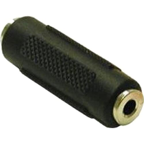 1pc Gold Plated 3.5 mm Stereo Coupler Female to Female Headphone Jack Adapter GDeals