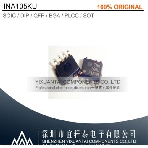 10pcs/lot 50pcs/lot 100pcs/lot Free shipping 100% original INA105KU INA105U 105U SOP8