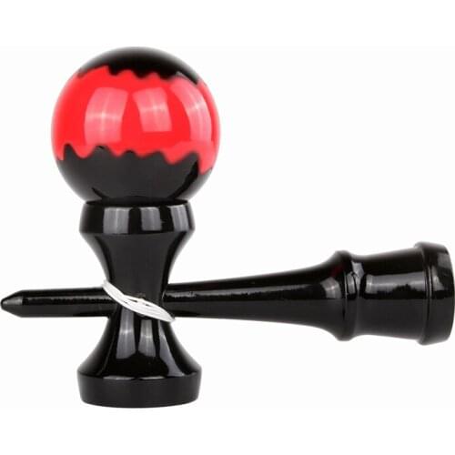 6cm Kendama Wood Ball Profesional Toy Kendama Juggling Balls Toys For Children Adult Game Christmas Toy Colors Random