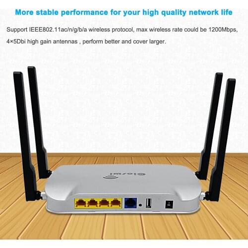 Cioswi WR346 Latest Dual Band Gigabit Router For Usb 2.0 Acces Point Wifi Repeater 5Ghz 1200 Mbps Openwrt Router 802.11AC