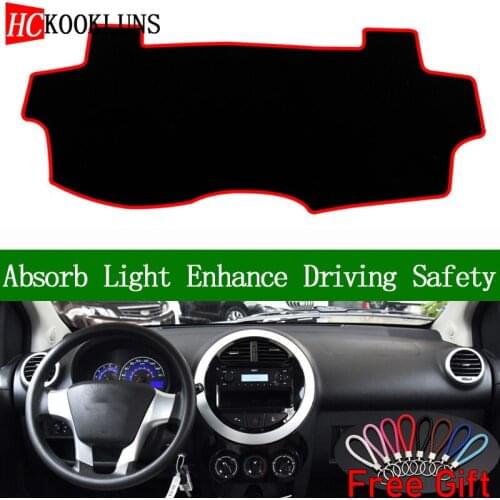 For GEELY LC2 GC2 2009 2010 2011-2016 Dashboard Cover Sun Shade Non-slip Dash Mat Pad Carpet Car Stickers Interior Accessories