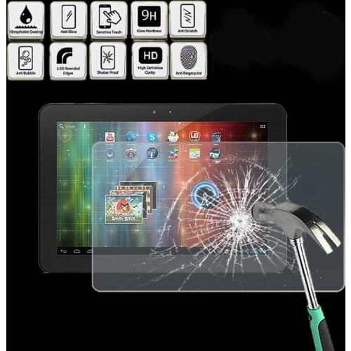 For Prestigio MultiPad 10.1 Ultimate - Tablet Tempered Glass Screen Protector Cover Screen Film Protector Guard Cover