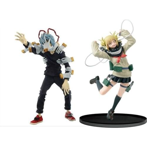 Himiko Toga Shigaraki Tomura My Hero Academia Midoriya Izuku Cross my body 18CM Action Figure Figura de accion