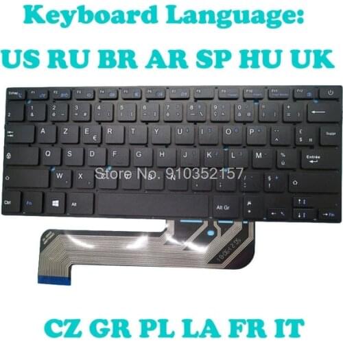 Keyboard For Multilaser PC209 PC208 Brazil BR English US Czech CZ German GR Latin America LA French FR Arabia AR Russian Italy