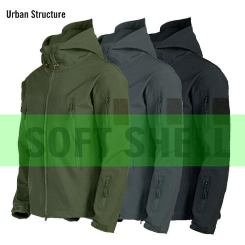 Soft Shell Fleece Jacket Outdoor Mens And Windproof Waterproof Breathable And Thermal Army Shark Skin Soft Shell Clothes