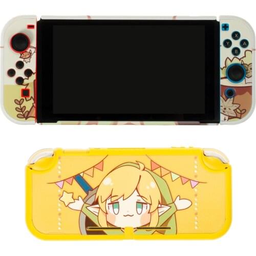 Matte Hard Shell Skin Protective Case for Zelda Cartoon Link Nintend Switch NS Lite Joy-Con Crystal Housing Cover Back Protector