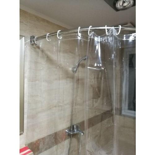 Multipurpose Customized thicken shower curtain for bathroom 180x180cm bath curtains Plastic Eco-friendly Waterproof Curtain