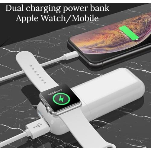 【Multifunction】For Apple Watch Wireless Charger Portable Magnetic iWatch Charger for Travel Outdoor for Apple Watch Series 2345