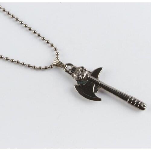 Axe Figured Metal Male Necklace