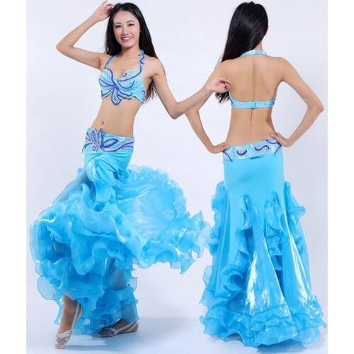 New Arrival high quality belly dance set dresses/ costumes/belly dancing clothes/bellydance suits 6 colors Hot-Selling