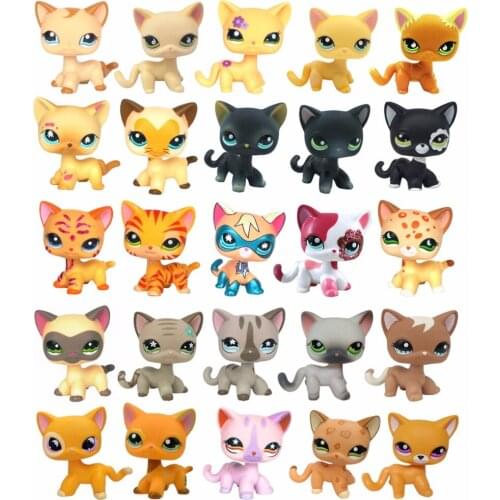 Original Lps Pet Shop Toy Free Shipping Shorthair Cocker Spaniel Great Dane Tiger Lps Action Figure toys for children Best Gift