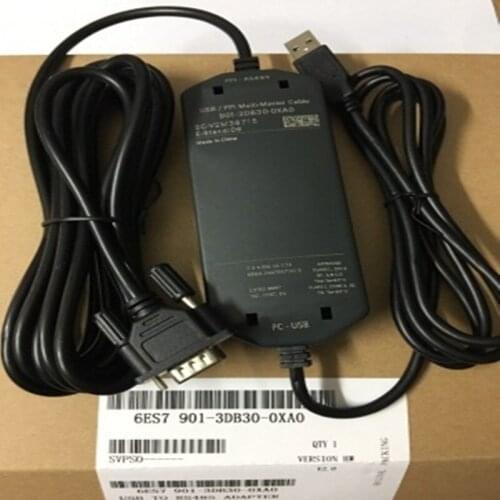 Siemens genuine programming cable USB-PPI + 6ES7 901-3DB30-0XA0