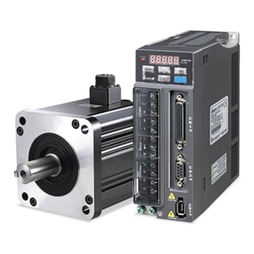 Delta 750W AC Servo Motor Original ECMA-C20807RS+ASD-B2-0721-B Servo Driver 220V 3000rpm 80mm 0.75KW Servo Drive and Motor Kit