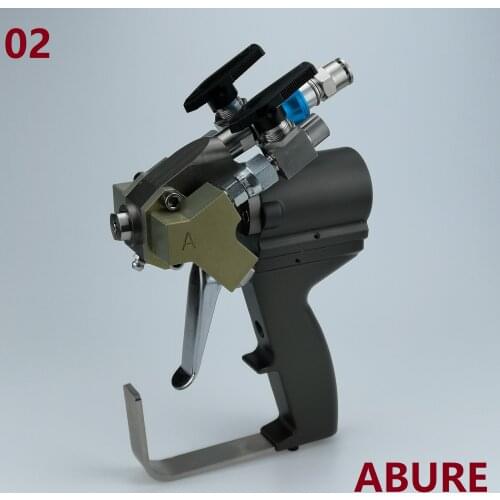 ABURE A5 spray gun ABRA502 with 02 Mix Chamber for High flow output spray polyurethane foam applications