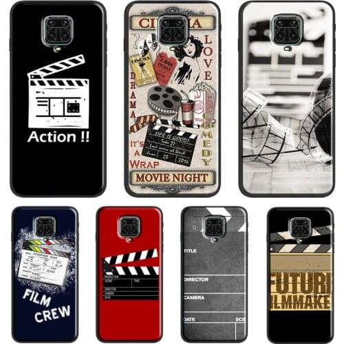 Film Clapperboard For Xiaomi Redmi Note 7 8 Pro 8T 9S Note 9 10 Pro Cover For Redmi 9T 9 9A 9C 7A 8A Case