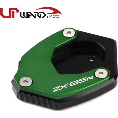 For Kawasaki NINJA ZX 25R ZX25R 2020-2021Motorcycle CNC Kickstand Foot Side Stand Extension Pad Support Plate Enlarge Standvvvvv