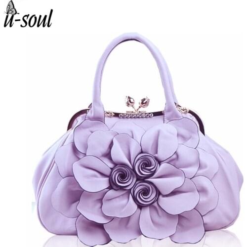 Flying birds designer women handbag 3D flower high quality leather tote bag female large shoulder bag messenger bags LM3515