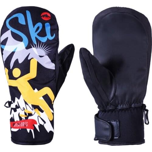 Unisex Winter Snow and Ski Gloves Waterproof Snowboard Gloves Warm Snowmobile Snow Gloves for Outdoor Snow Skiing Sports