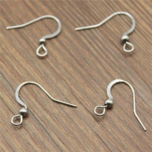 WYSIWYG 50pcs 20x16mm Stainless Steel DIY Earring Findings Earrings Clasps Hooks Fittings DIY Jewelry Making Accessories