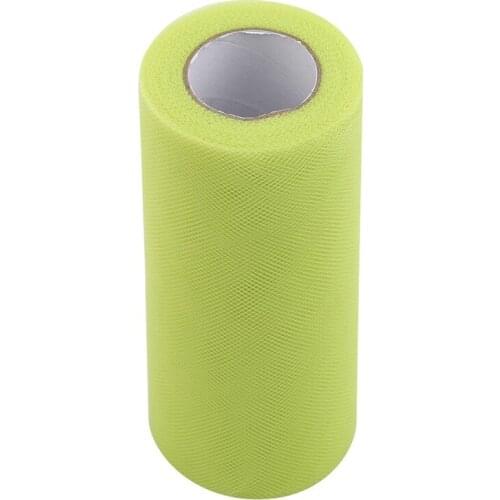 15 Cm Width Tulle Roll Width Baby Show Solid Color Wedding Decoration Organza Diy Tutu Skirt Crafts Birthday Party Supplies