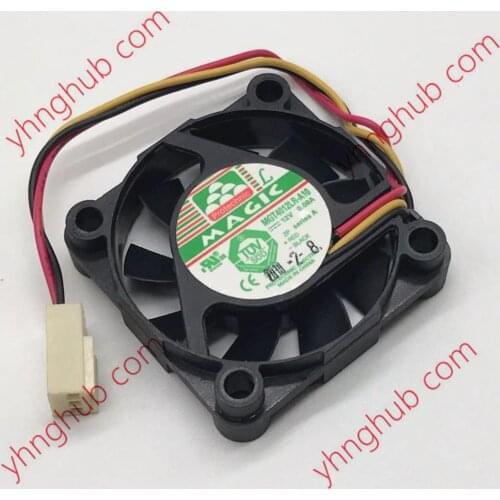 Protechnic Magic MGT4012LR-A10 DC 12V 0.08A 40x40x10mm 3-wire Server Cooling Fan