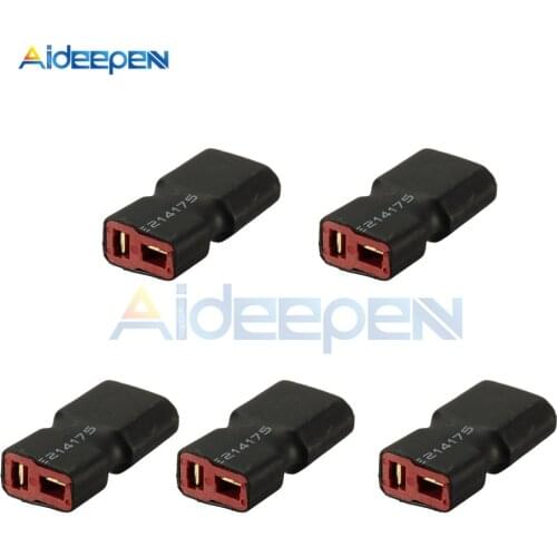 5PCS RC XT60 Connector Male to Female to Deans Plug T Type Connector Adapter for Car Plane Lipo Battery