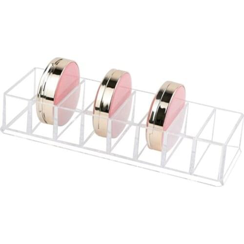 Acrylic Compact Cosmetic Organizer for Eye Shadow Blush Highlighters Powders Mak R2JC