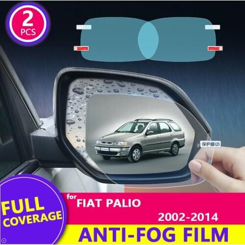 Film for cars for Fiat Palio 2002-2014 (178) 1st Gen Weekend Rain Film Cover Rearview Mirror Anti-Fog Rainproof Auto Goods Sale