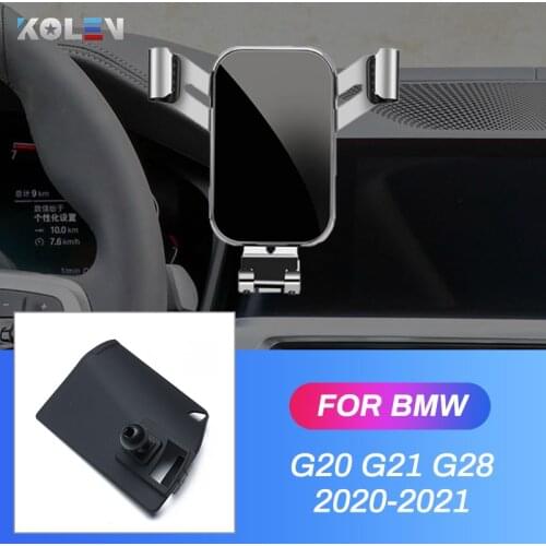 Car Mobile Phone Holder For BMW G20 G21 G28 3 Series 325 2020 2021 GPS Gravity Stand Air Vent Special Mount Navigation Bracket