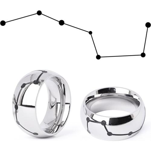 The Big Dipper Stainless Steel Penis Lock Cock Ring BDSM Metal Ball Stretcher Scrotum Pendant Delay Ejaculation Sex Toy for Men