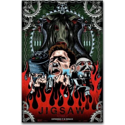 Hot Jigsaw Horror New 2017 Movie Laura-Silk Art Poster Wall Sicker Decoration Gift