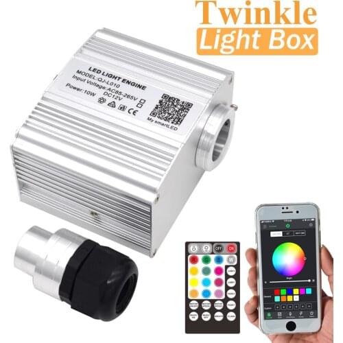 Twinkle Fiber Optic Light Engine 10W Bluetooth Smartphone Control Lights Source Deiver