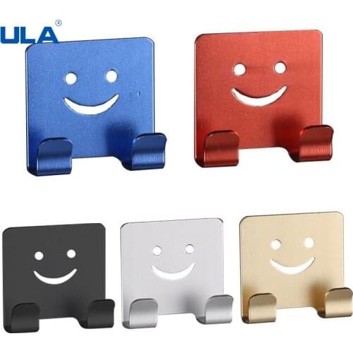 ULA Wall Hook Rack Bathroom Robe Hooks for Towel Wall Hanger for Clothes Hat Coat Handbag Kitchen Rack Bathroom Accessories